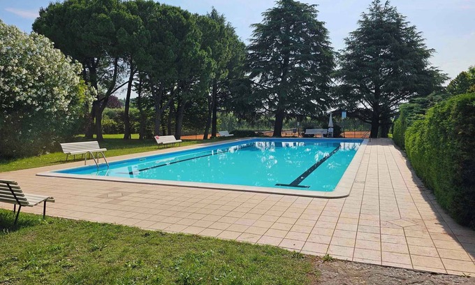 Colà Di Lazise Apartment | Holiday apartment with air conditioning, swimming pool, tennis