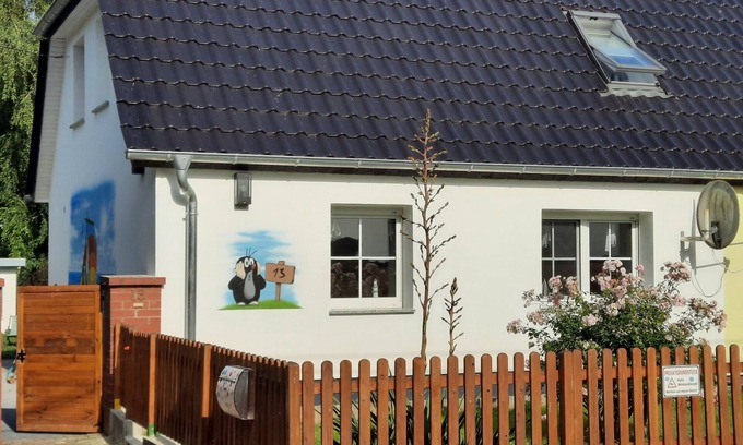Prohn House | Holiday House (DHH) on Kubitzer Bodden with fireplace and large garden