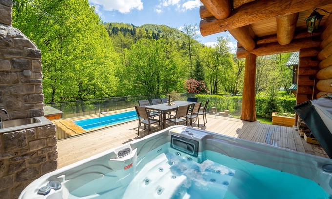 Brod na Kupi House | Holiday house with a swimming pool Brod na Kupi, Gorski kotar (K-23012)