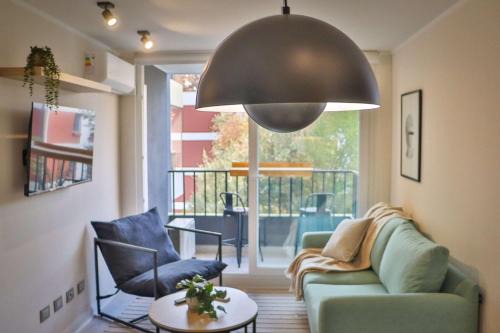 Nunoa Apartment | HOM I Luminoso Depto 2D2B en Nunoa 4PAX Parking