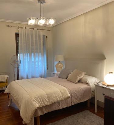 Zumarraga Apartment | HomeOffice with Church Views