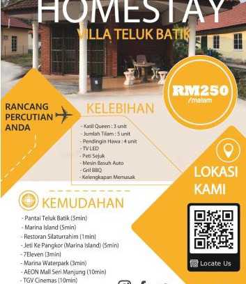 Lumut Villa | Homestay Villa Teluk Batik
