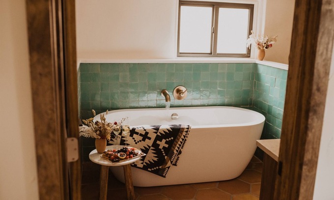 Old Town House | Hot Tub + Pool! Coyote Suite at The Desert Compass in Old Town