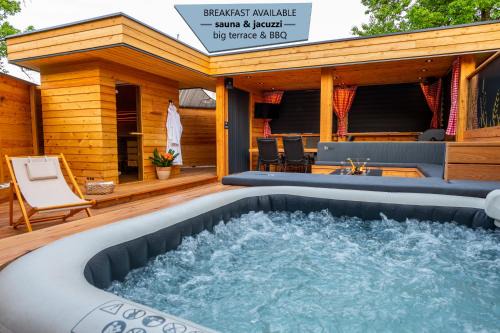 Mozirje Apartment | House "HISCA" With Private Terrace, BBQ, Fireplace, Sauna, Hot Tub
