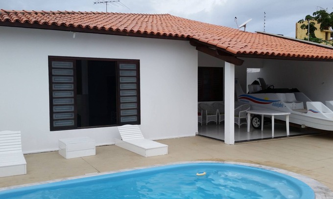 Barra de Sao Miguel House | House with 03 bedrooms, swimming pool, 200 meters from Barra de São Miguel Beach
