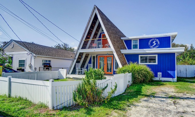 Rehoboth by the Sea House | Iconic A-Frame - Beach Block Dewey! Sleeps up to16! Walk Everywhere!