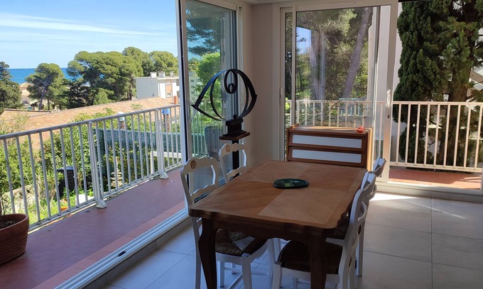 La Franqui Apartment | In Leucate/La Franqui, quiet area, very close to the sea and splendid view