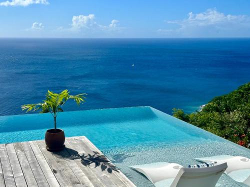 Choiseul Villa | Infinity Luxury Villa - Stunning Sea and Piton Views
