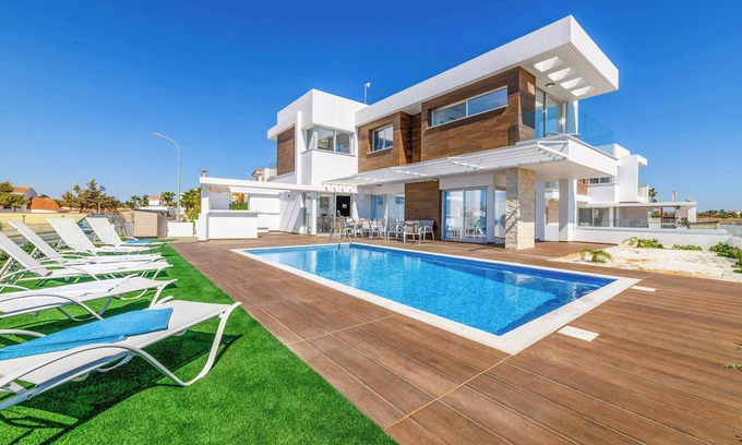 Ayia Thekla Villa | Infinity View - Three Bedroom Villa, Sleeps 6