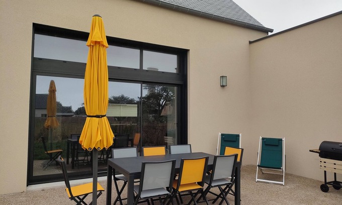 Portbail House | Invitation to the seaside Portbail 400m beach