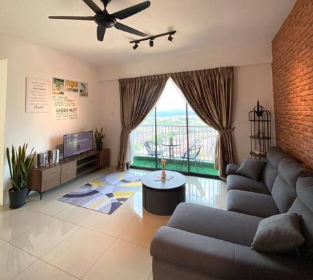 Bandar Meru Raya Apartment | Ipoh Stylish Cozy Stay Meru Casa Kayangan 6Pax 2FreeParking