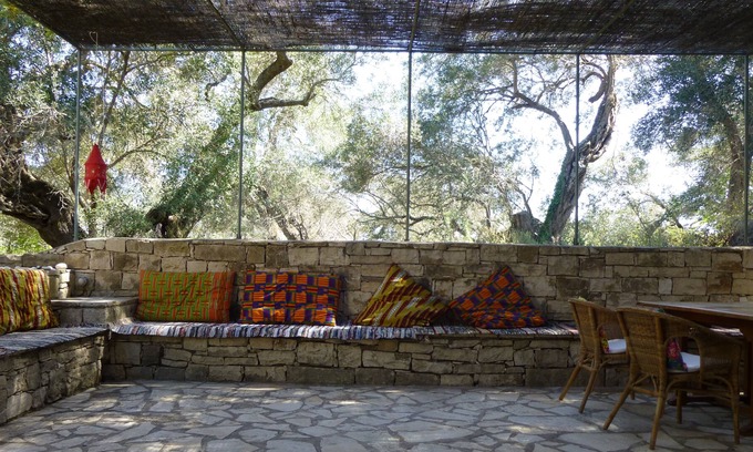 Koutsi Cottage | IRINI Big House, converted olive press tucked in a shady olive grove