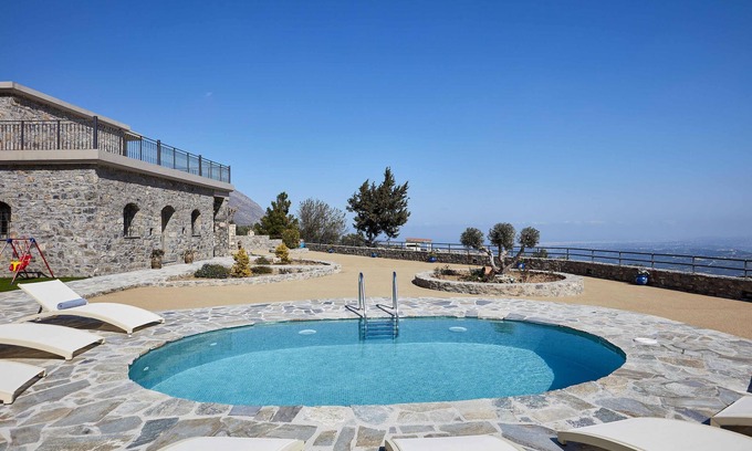 Krouson Villa | Irma Villa, a Secluded Sanctuary with Iconic Views