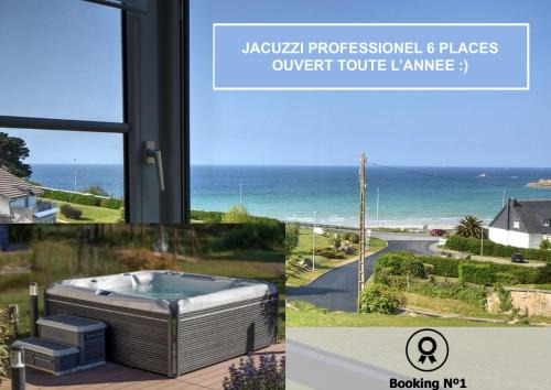 Trevou-Treguignec House | JACUZZI professionel Les pieds dans l'eau plage à 50 m
