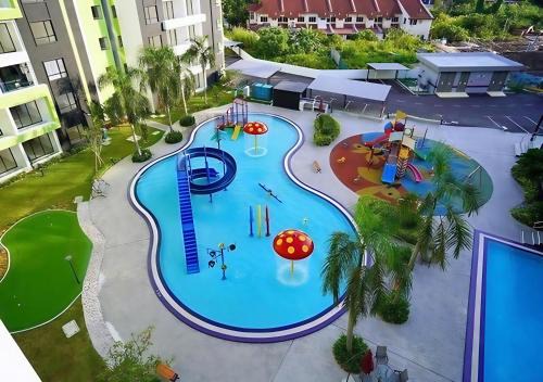 Kampung Kuala Pari Apartment | Jomstay Manhattan Suites Ipoh Water Park Homestay