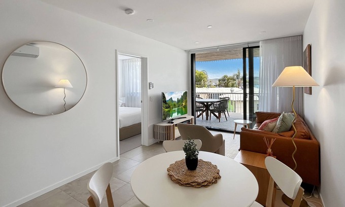Batemans Bay Apartment | Joy at Ohana: Balcony & Pool Overlooking the Bay