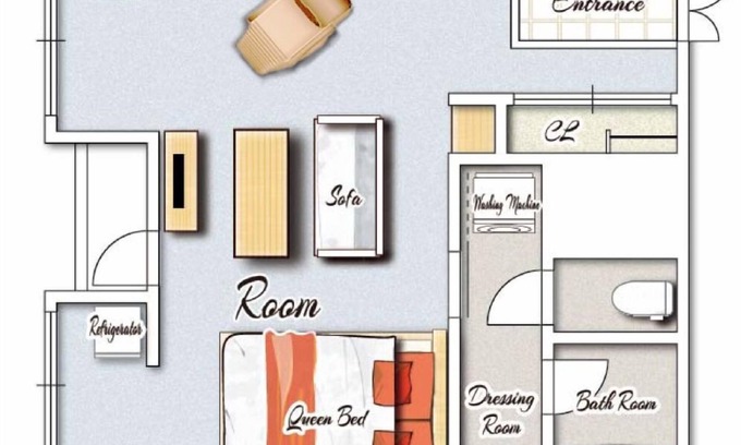 Miyazaki Hotel | Junior Suite Room 1 Queen Bed Nonsmoking Room /Miyazaki Miyazaki