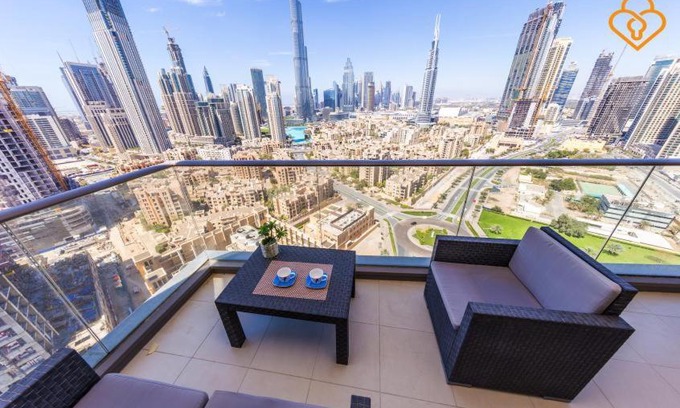 Downtown Dubai Apartment | Keysplease 3 B/R Burj View Apt, South Ridge Downtown Dubai