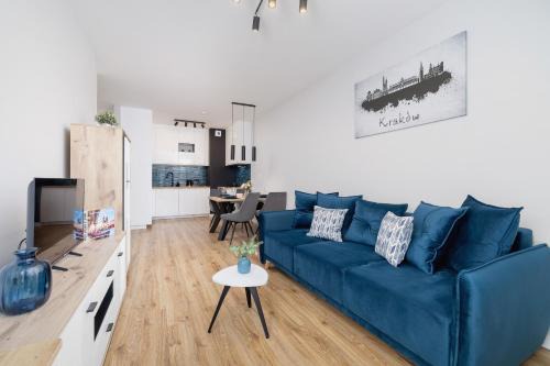 Podgorze Apartment | Kiełkowskiego Modern & Comfy Apartment with Balcony Cracow by Noclegi Renters