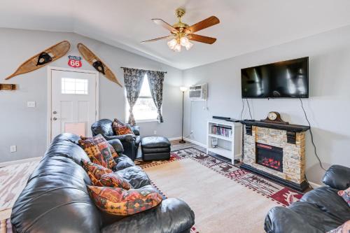 Kingman House | Kingman Vacation Rental with Private Yard and Fire Pit