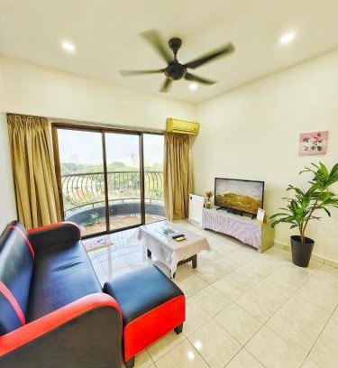 Klebang Kechil Apartment | Klebang GX Homestay City & Partial Seaview P0805 with Youtube, TV Games & Toys