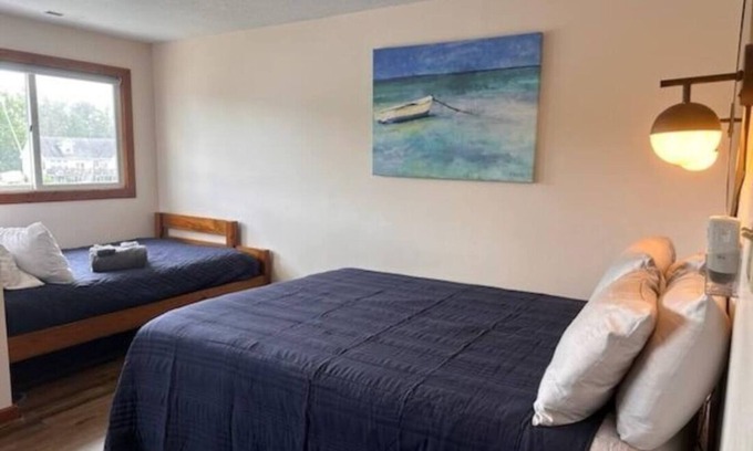 Coinjock Apartment | Knot Four- Balcony View of ICW- Dog Friendly!