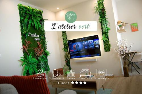Troyes Apartment | L'atelier vert - Suite Luxe, SPA, Proche Hypercentre - Classé 4 étoiles
