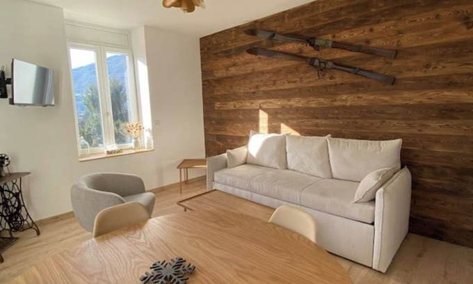 Saint-Avre Apartment | L'Augustine Saint-Avre, charming 45m² apartment with spa and mountain view