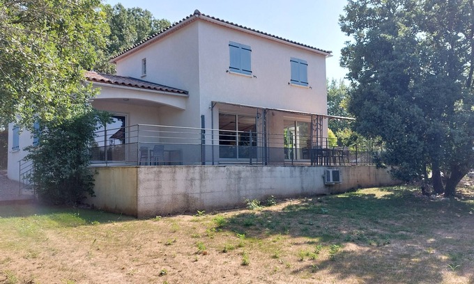 Saint Alban Auriolles House | "L'Echappée Manora-Chênes" Ardèche pool house