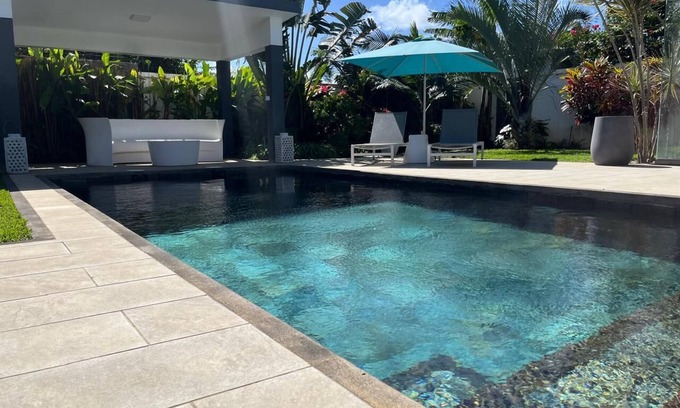 Cap Malheureux Villa | ♥︎L'Idéale : Cosy new villa with private pool and heated (in winter)♥︎
