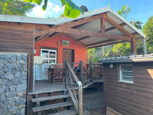 Le Portail Apartment | La Bananeraie Apt 35m2 piscine jardin tropical parking privé