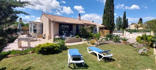 Marseillan House | La Maison de Georges - Climatisée -Terrain et vue Etang
