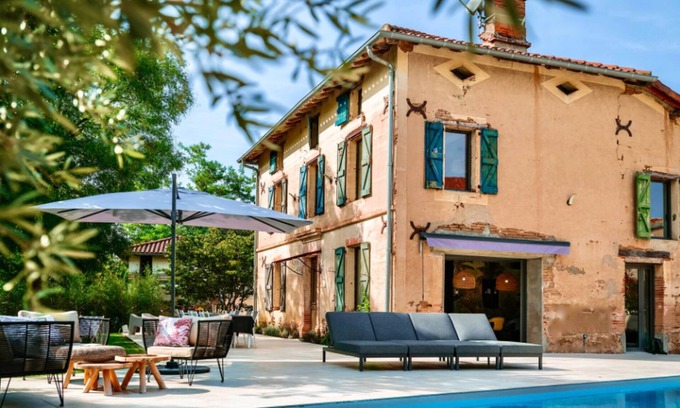 Brens Ski Chalet | La Maison du Bonheur - Swimming pool & Terrace