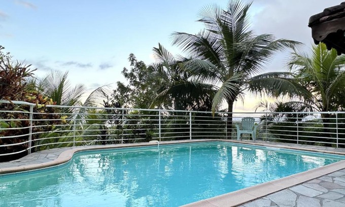 Trois-Ilets Villa | La Pagerie, joli bas de villa avec piscine au calme à 5 minutes de la plage