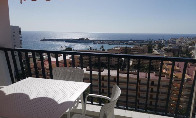 Los Cristianos Apartment | LA SERENATA Los Cristianos Achacay vue panoramique océan appartement