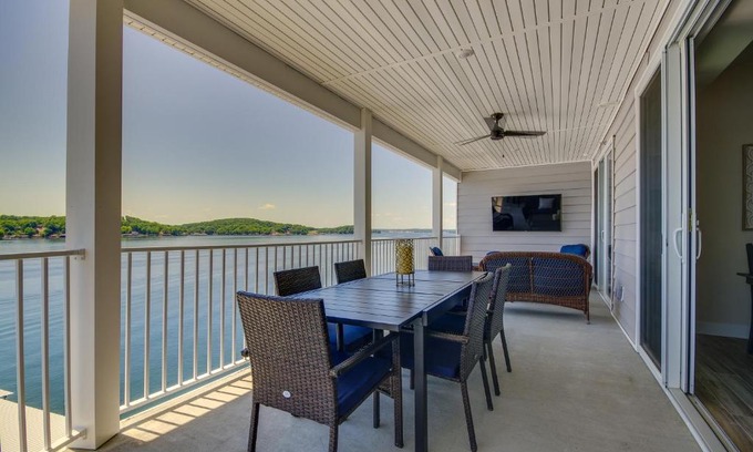 Rocky Mount Apartment | Lake Views and Pool Access Ozarks Condo!