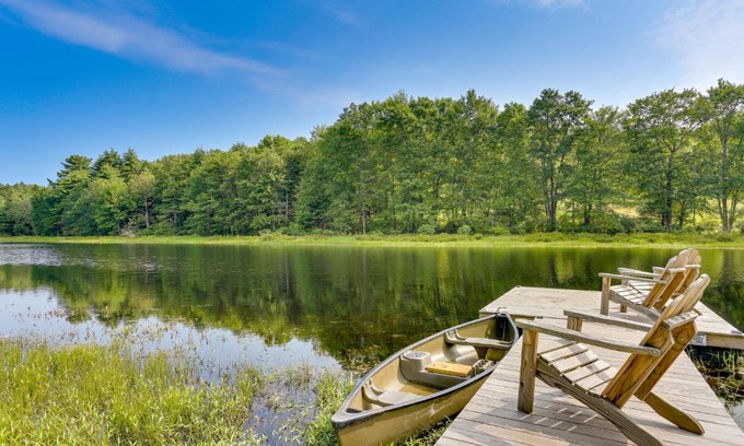 Swan Lake House | Lakefront Catskills Container Home Private Lake