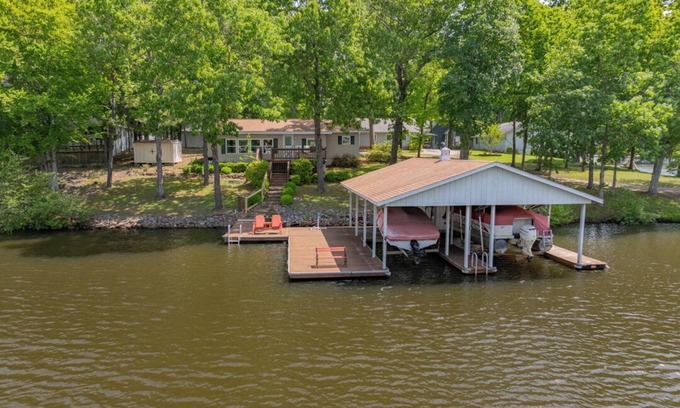 Wise House | Lakefront, Great Dock, Kayak, Pet-Friendly, Views