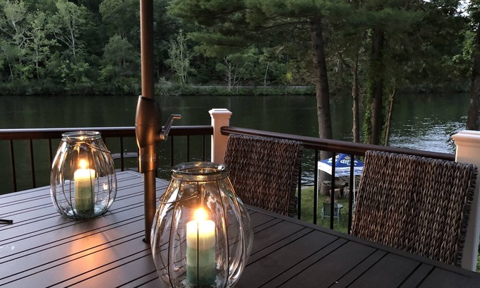 South Britain House | Lakefront home with great outdoor space