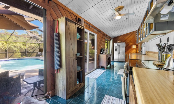 Hawthorne House | Lakefront Log Cabin, on private Lake & Screened Pool. ~NO CLEANING FEES~