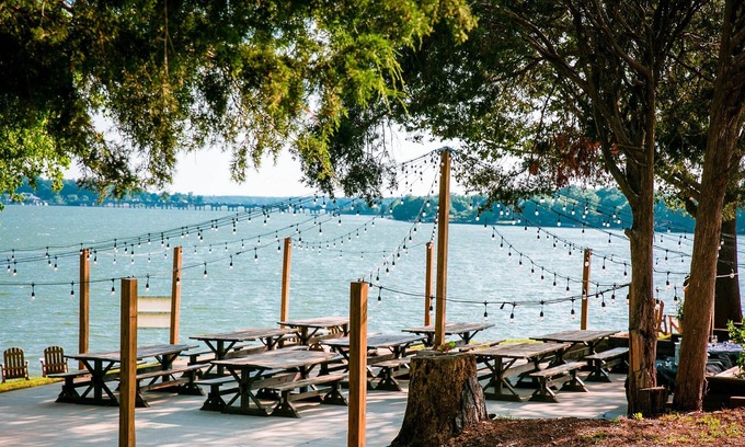 Steele Creek House | Lakefront Property Two Bedroom Cabin #31 at Long Cove Resort by Redawning