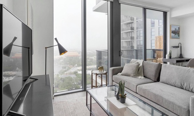 Riverwalk Fort Lauderdale Apartment | Landing | Modern 1BD, Rooftop Lounge, Pool