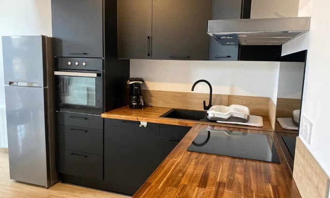 Andance Apartment | Large new apartment with garage in village