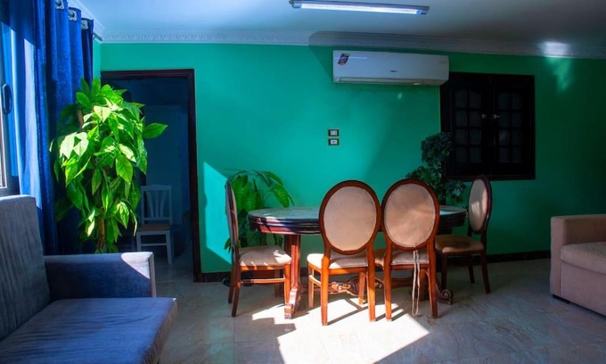 Aswan Apartment | Large Nile View apartment 3 Rooms Air-con Downtown