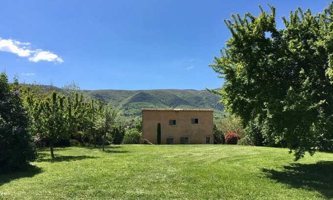 Cereste Other | Lavender, Luberon view, pool, air-conditioning : Villa Mas des Lavandes 2 BR. 4*