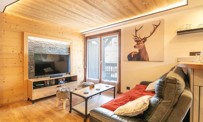 La Giettaz Apartment | Le Cerf des Alpages - Appt cosy pour 2