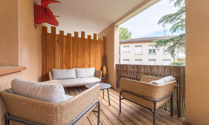 Tournefeuille Apartment | Le Cocon d'Adamille - One Bedroom Apartment, Sleeps 4