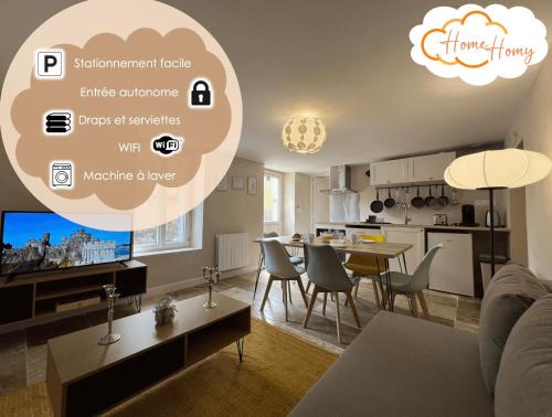Montlucon Apartment | Le Troglodyte - Home Homy