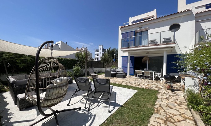 Mas Pinell Ski Chalet | Les Dunes 43 - 60m from the beach, swimming pool and garden