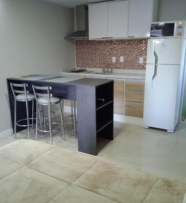 Rio Branco Apartment | Lindo JK para 2 pessoas com garagem wifi e ar condicionado
